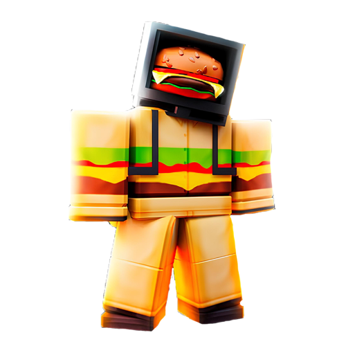 Hamburger TV Man